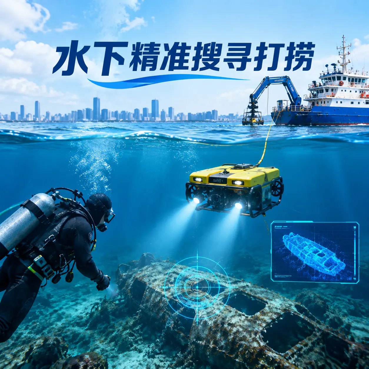 小金水下精准搜寻打捞